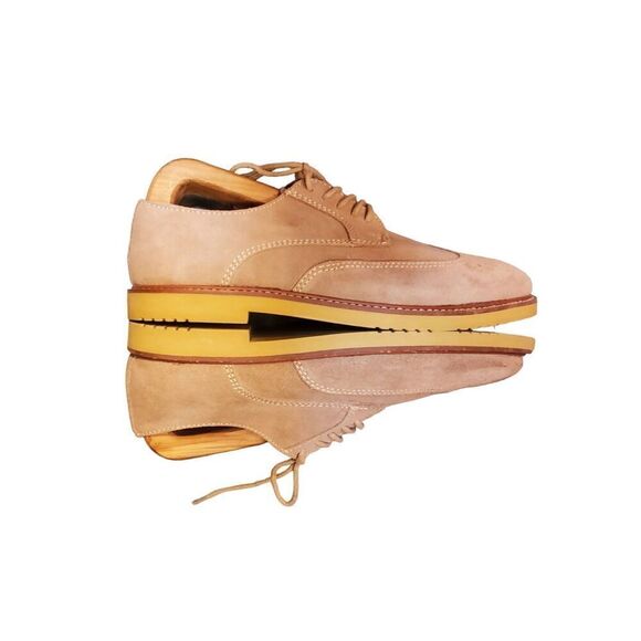 Banana Republic Suede Wingtips Shoes Sz 9 - Picture 3 of 12